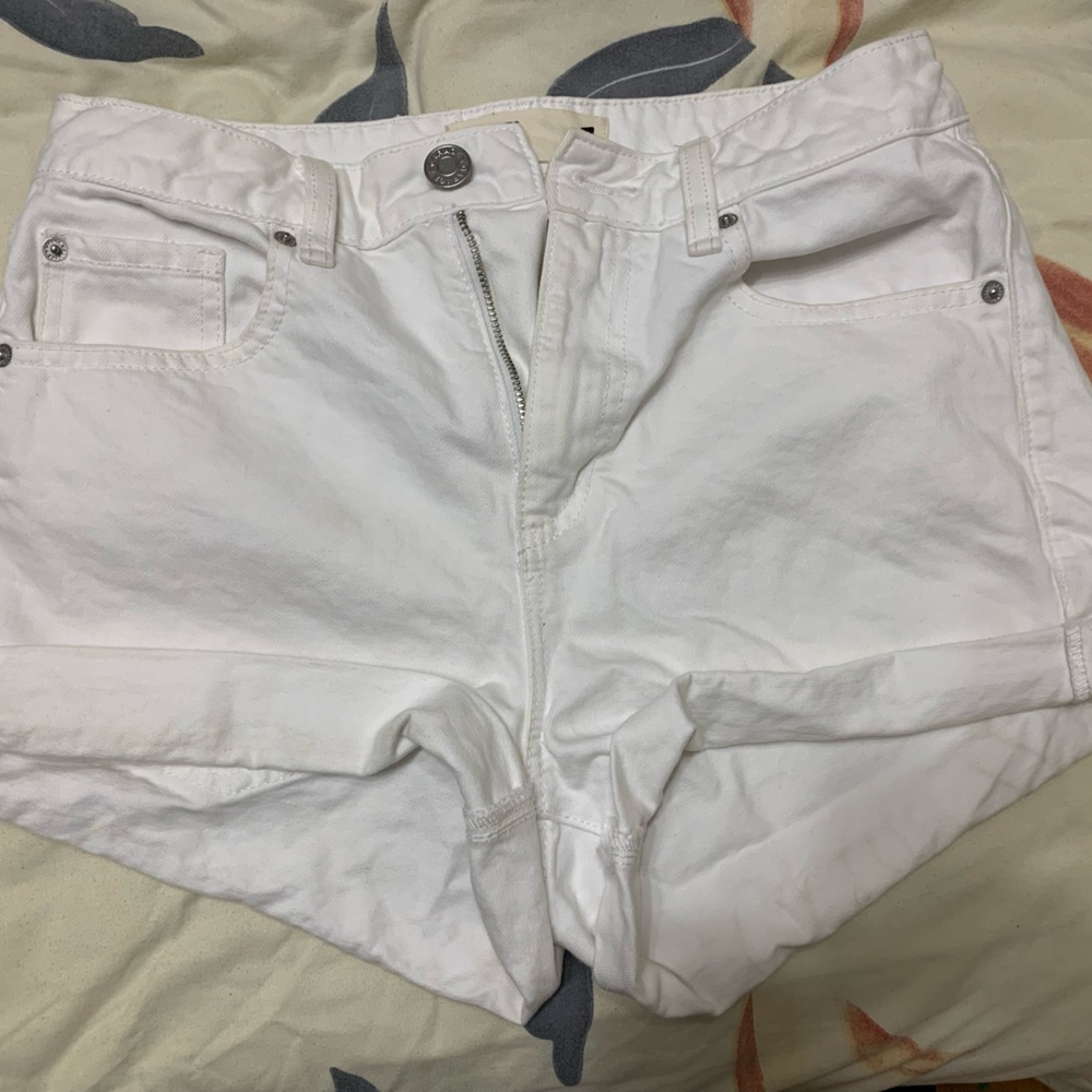Garage Brand White Shorts